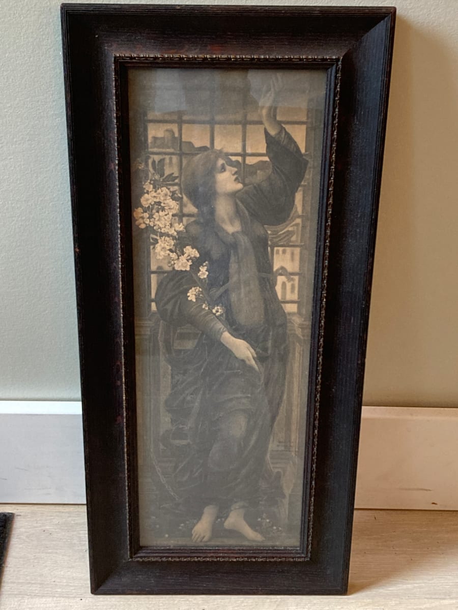 Framed arts and crafts print "Hope" 