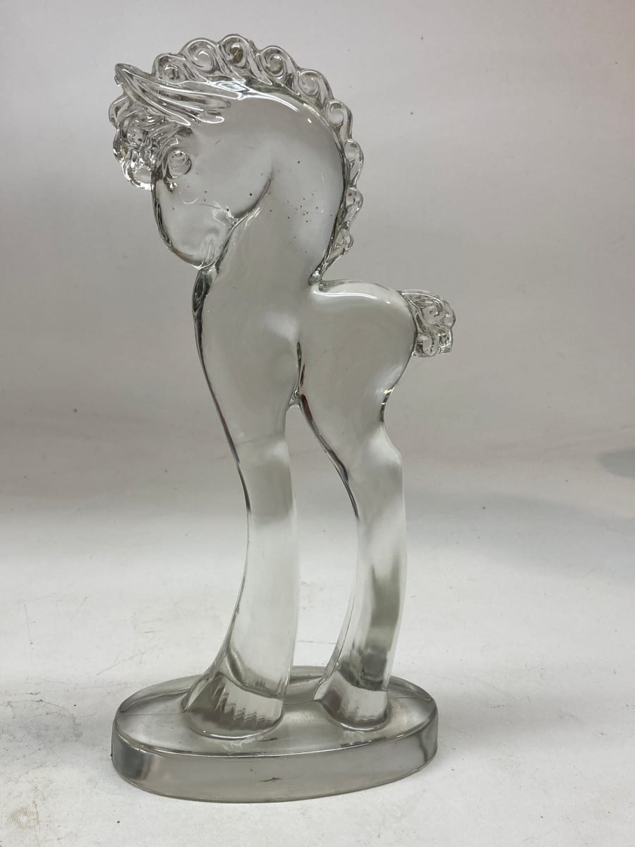 Tiffin art glass horse 