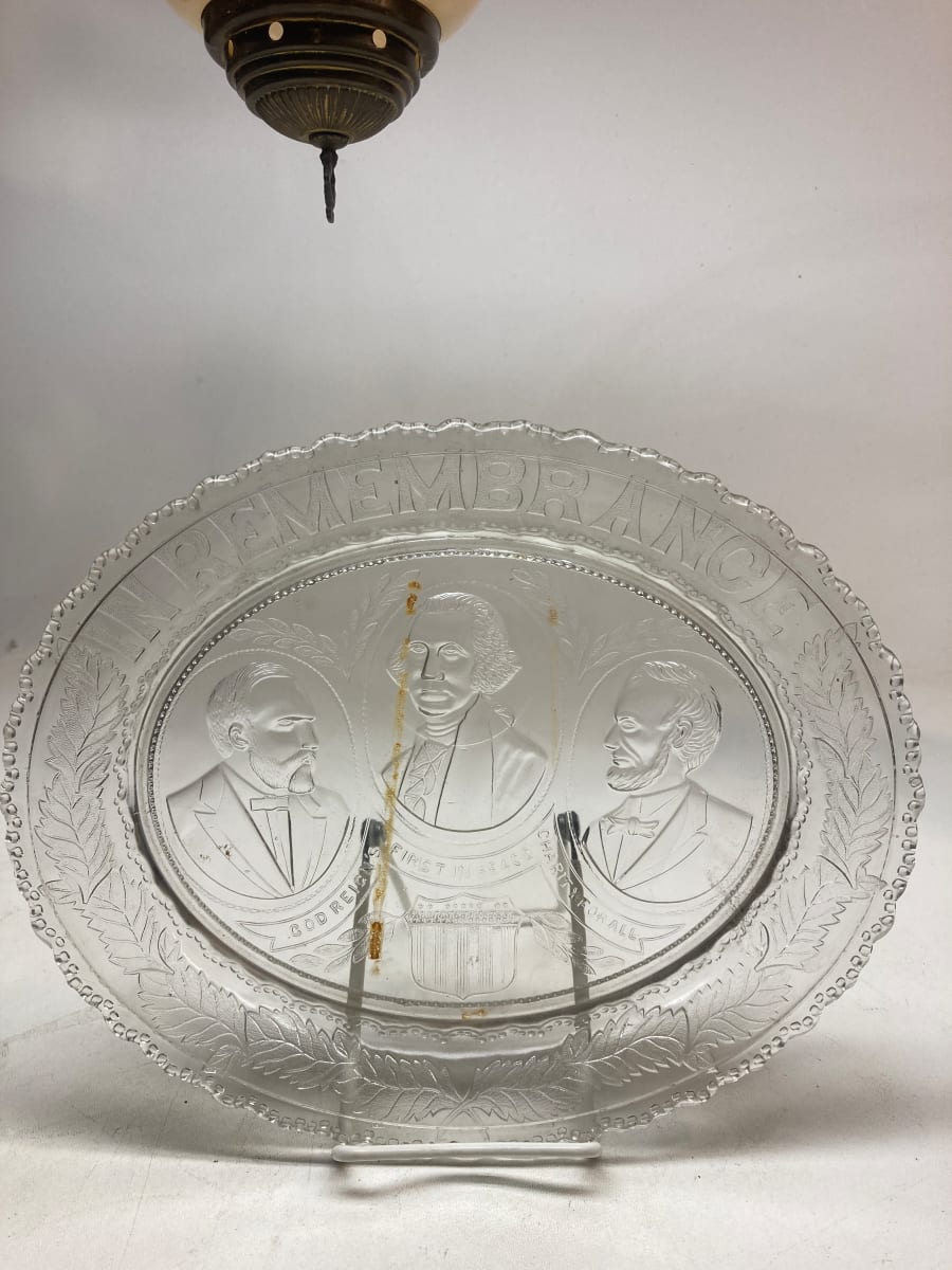 commemorative EAPG serving plate, Image 2.