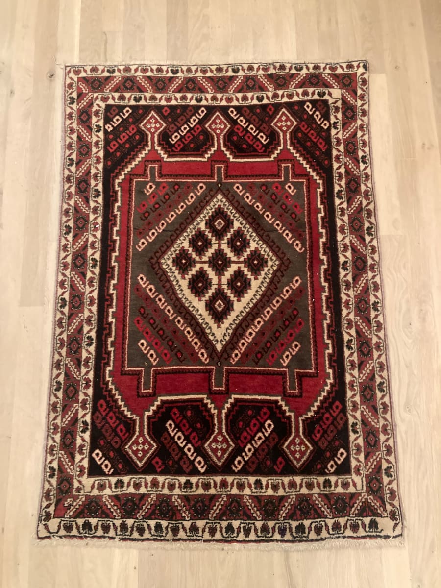 hand made Persian Afshar wool rug 