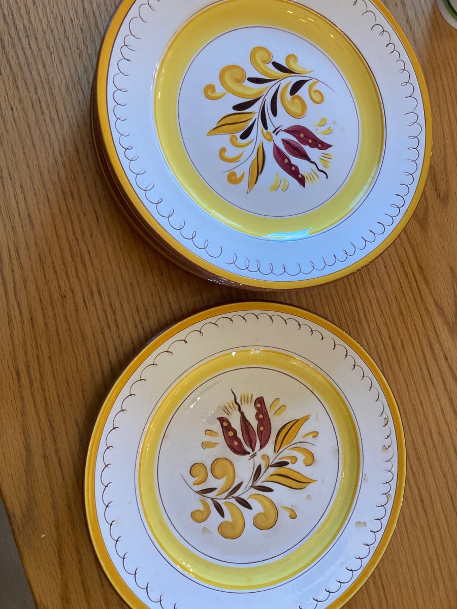Stangl "Provincial" dinner plates (6), Image 4.