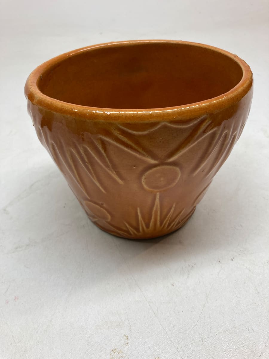 Robinson Ransbottom orange pottery vase 