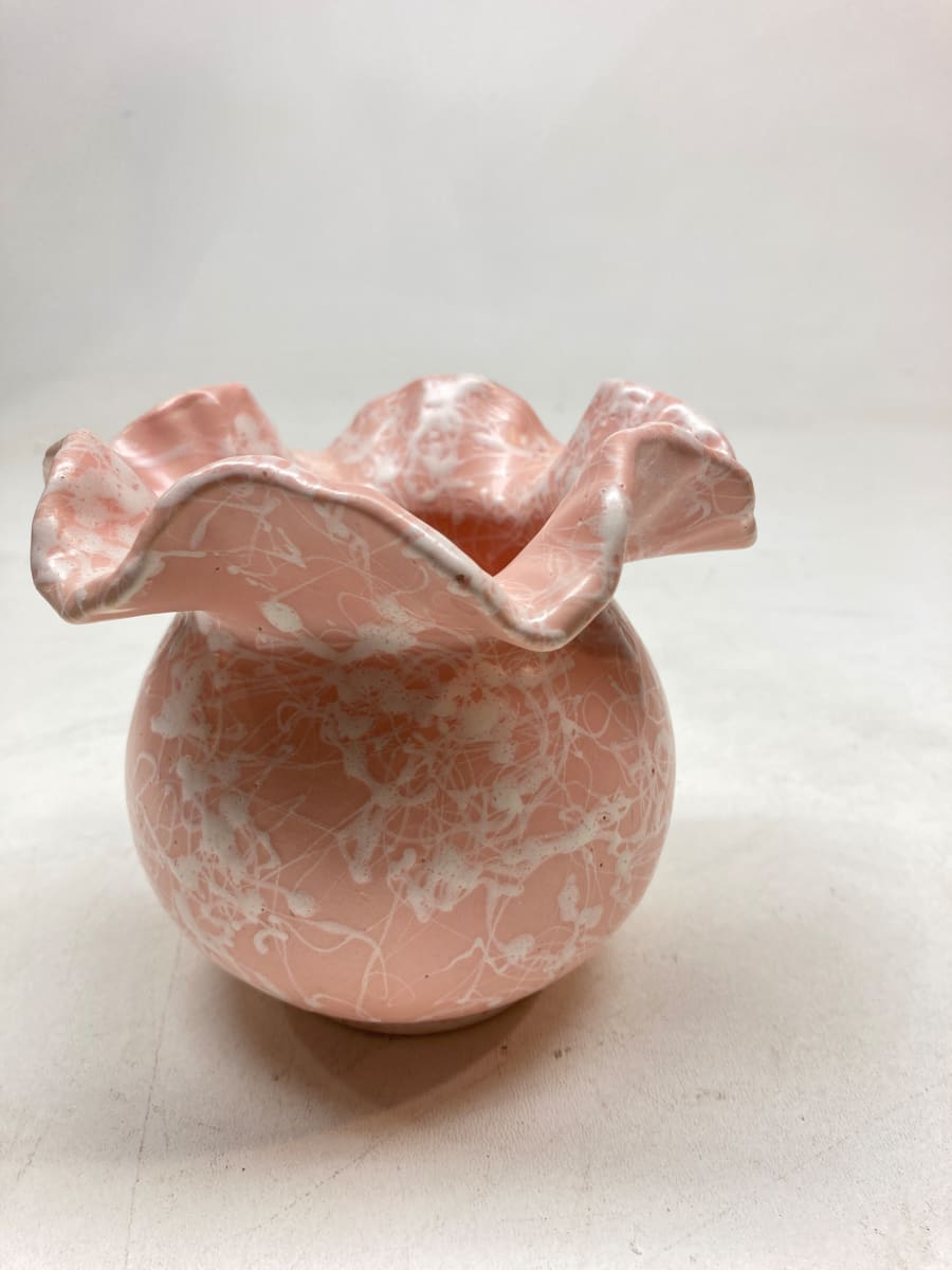 Pink pottery bowl 