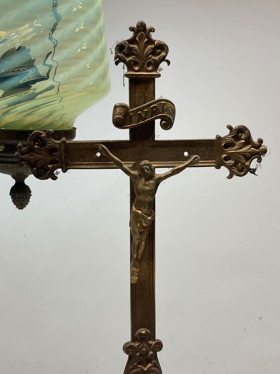 large brass crucifix 