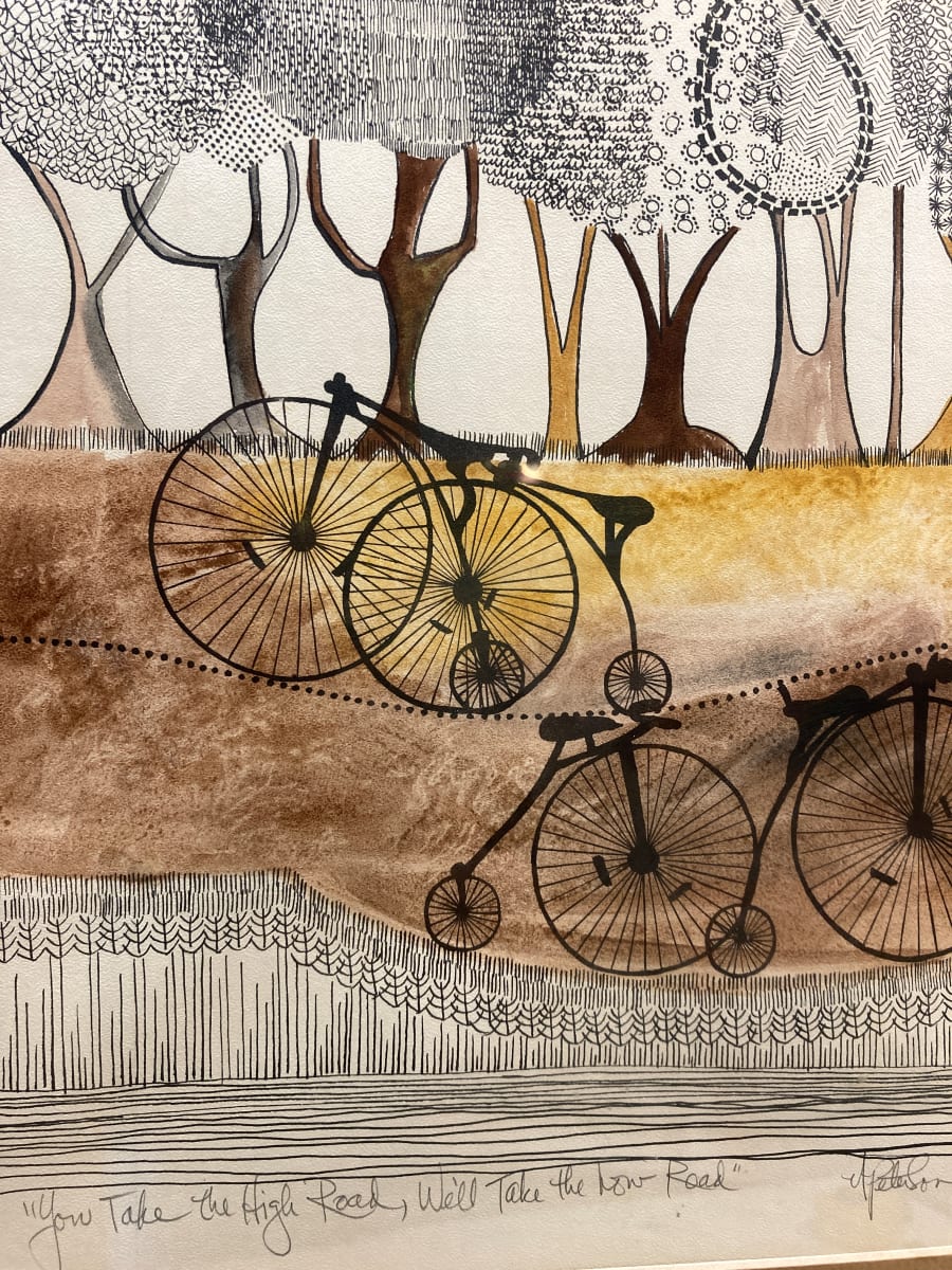 Virginia Peterson bicycle painting 