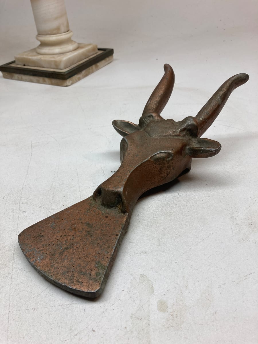 vintage bull boot horn 