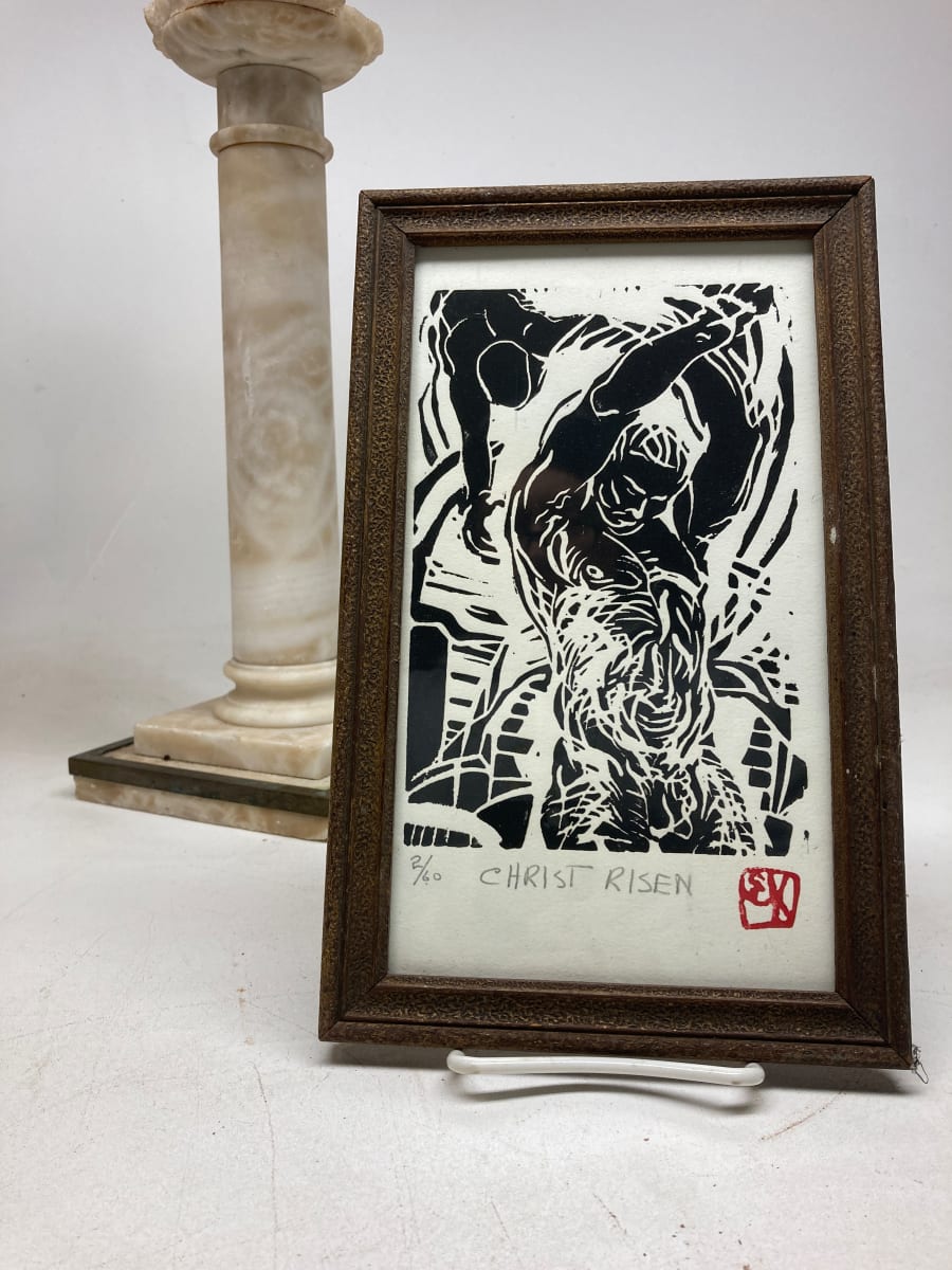 Framed Ed Knippers "Christ is Risen" 