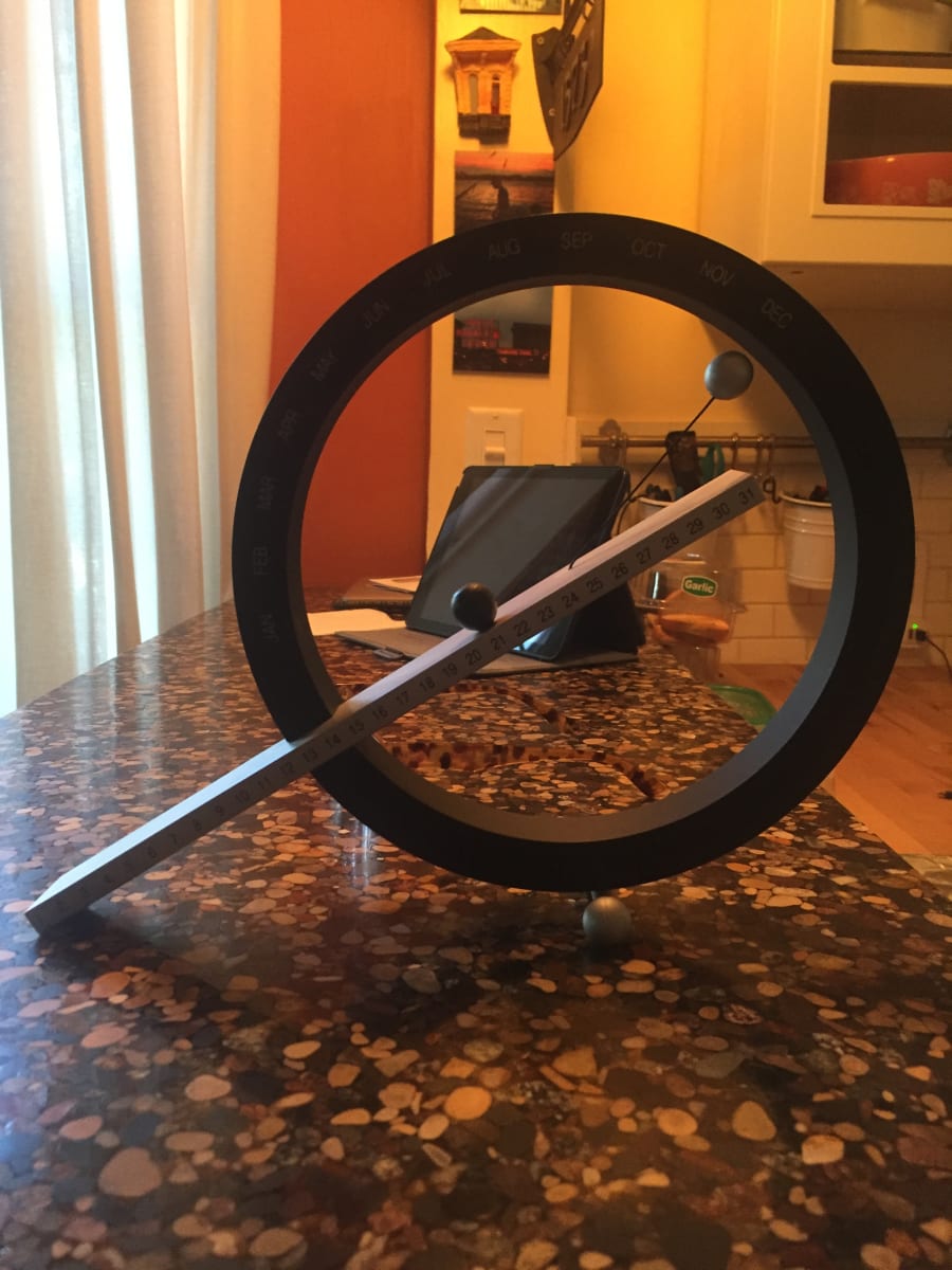 MOMA calender clock piece 