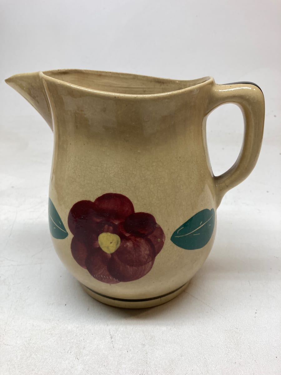 hand painted Watt pitcher, Image 2.