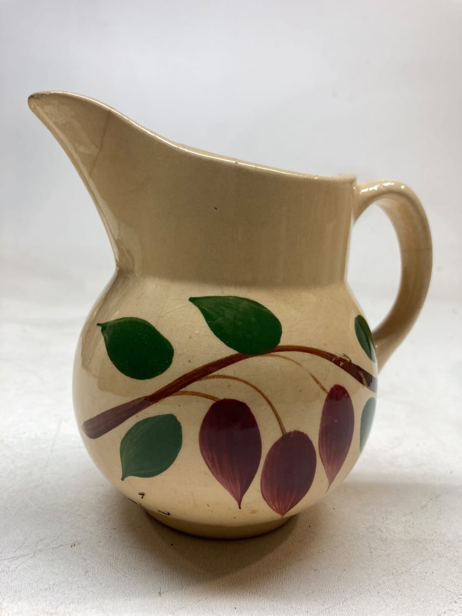 hand painted Watt pitcher 