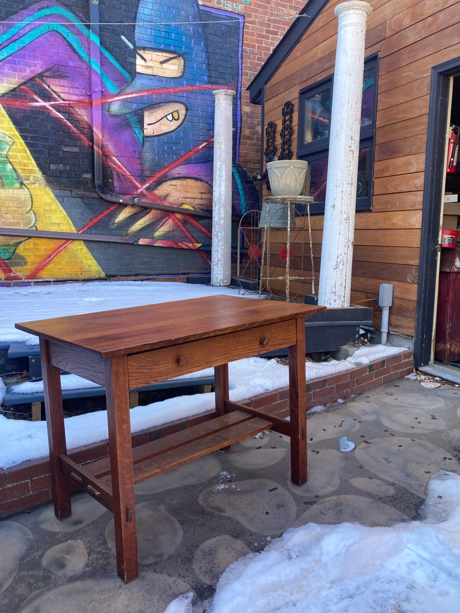 Stickley brothers mission oak desk 