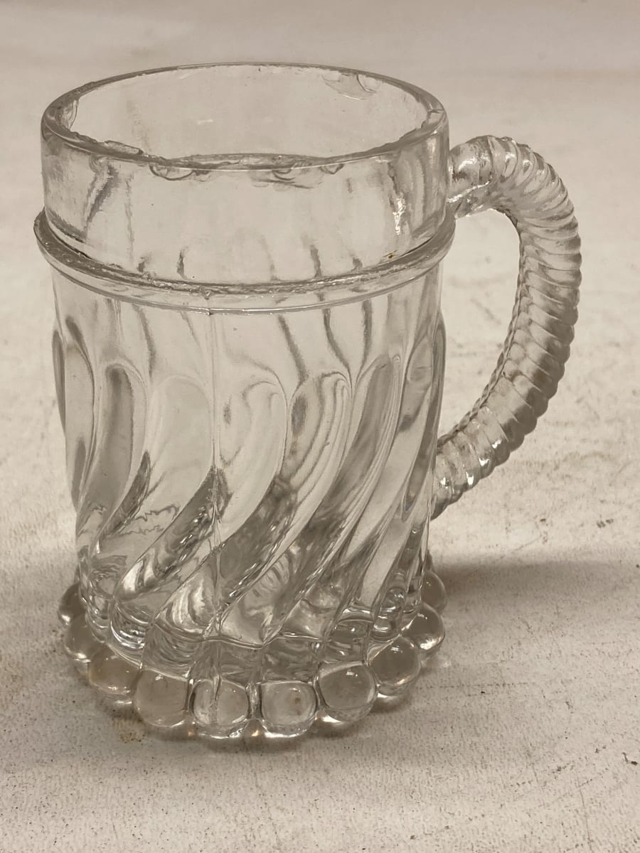 mini glass mug toothpick holder 