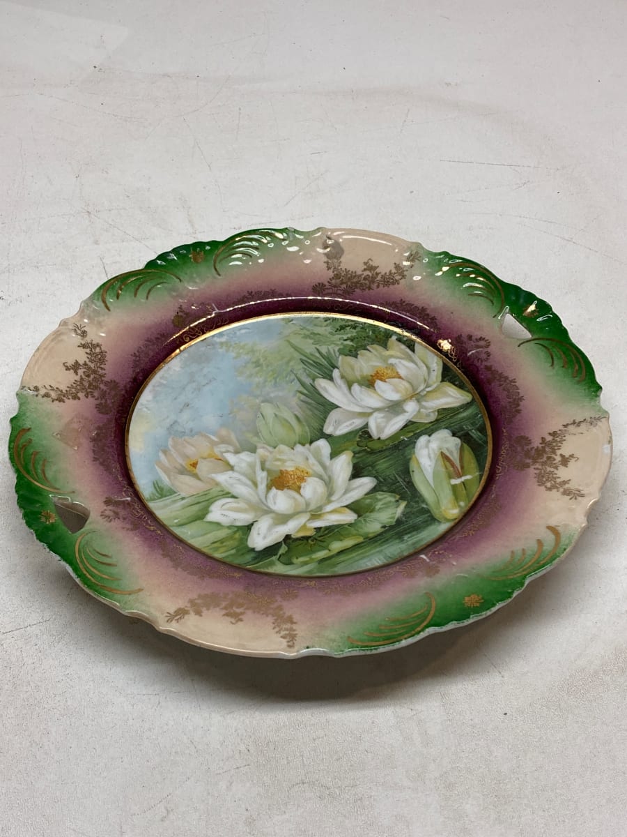 Hand painted cookie plate 