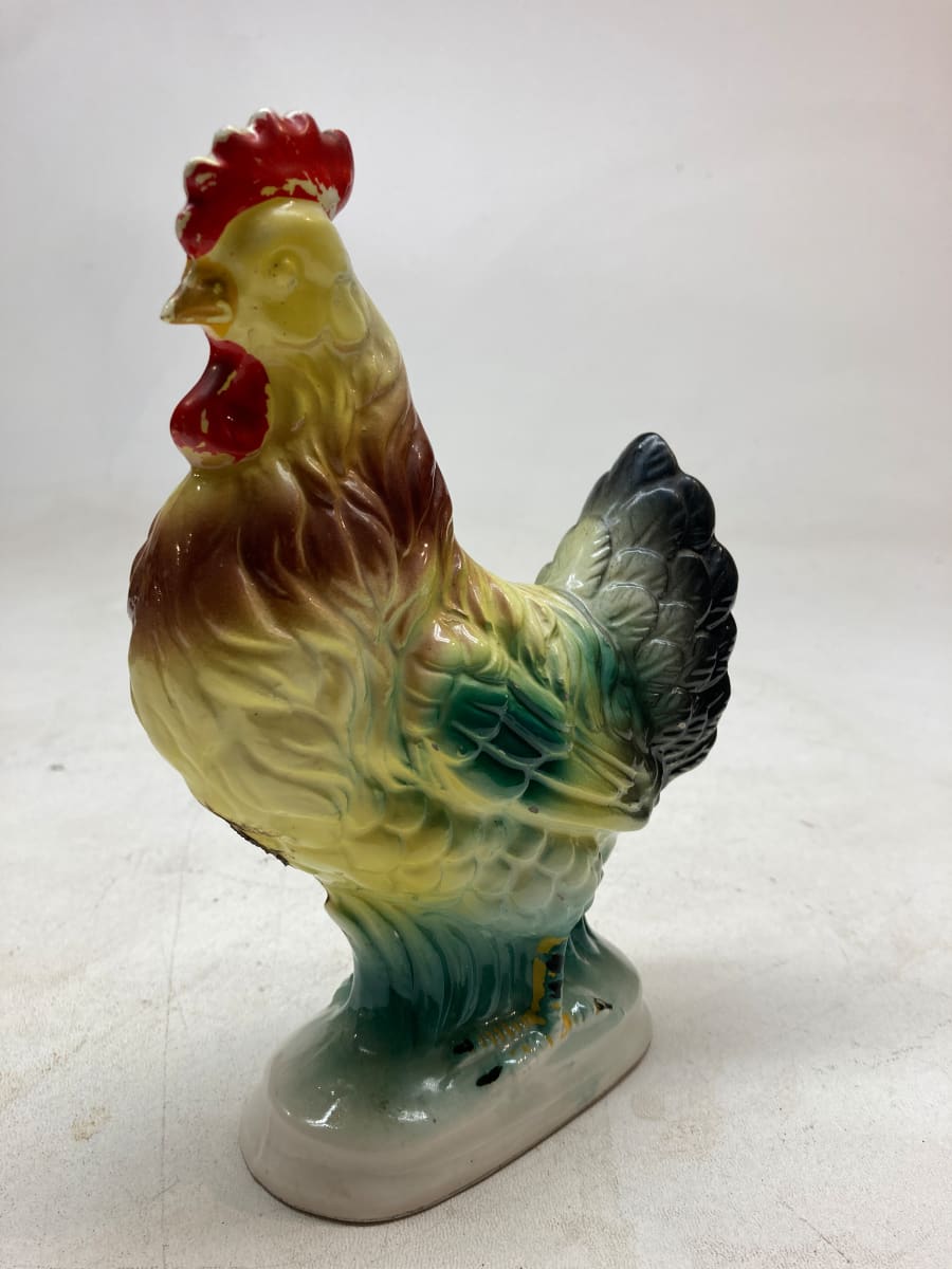 art pottery rooster, Image 2.