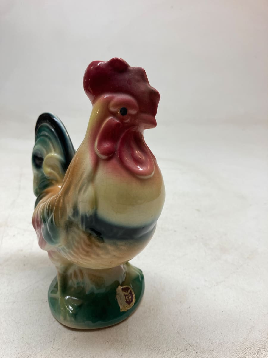 art pottery rooster 