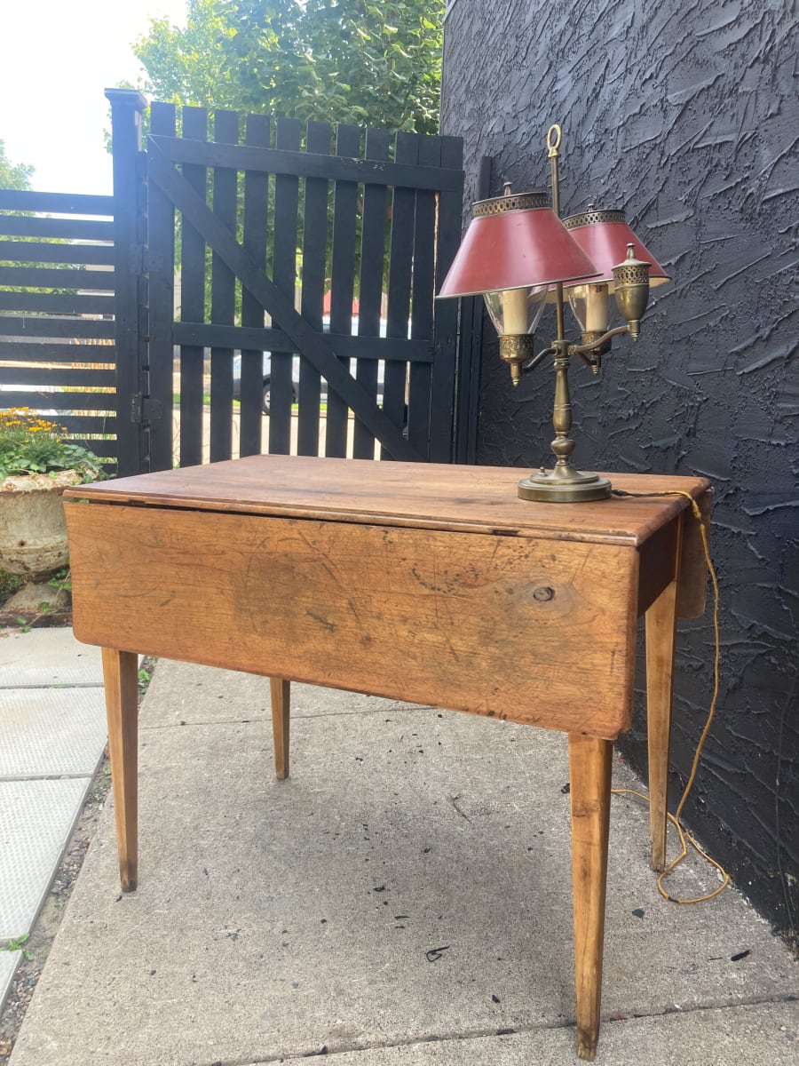 Primitive drop leaf table 