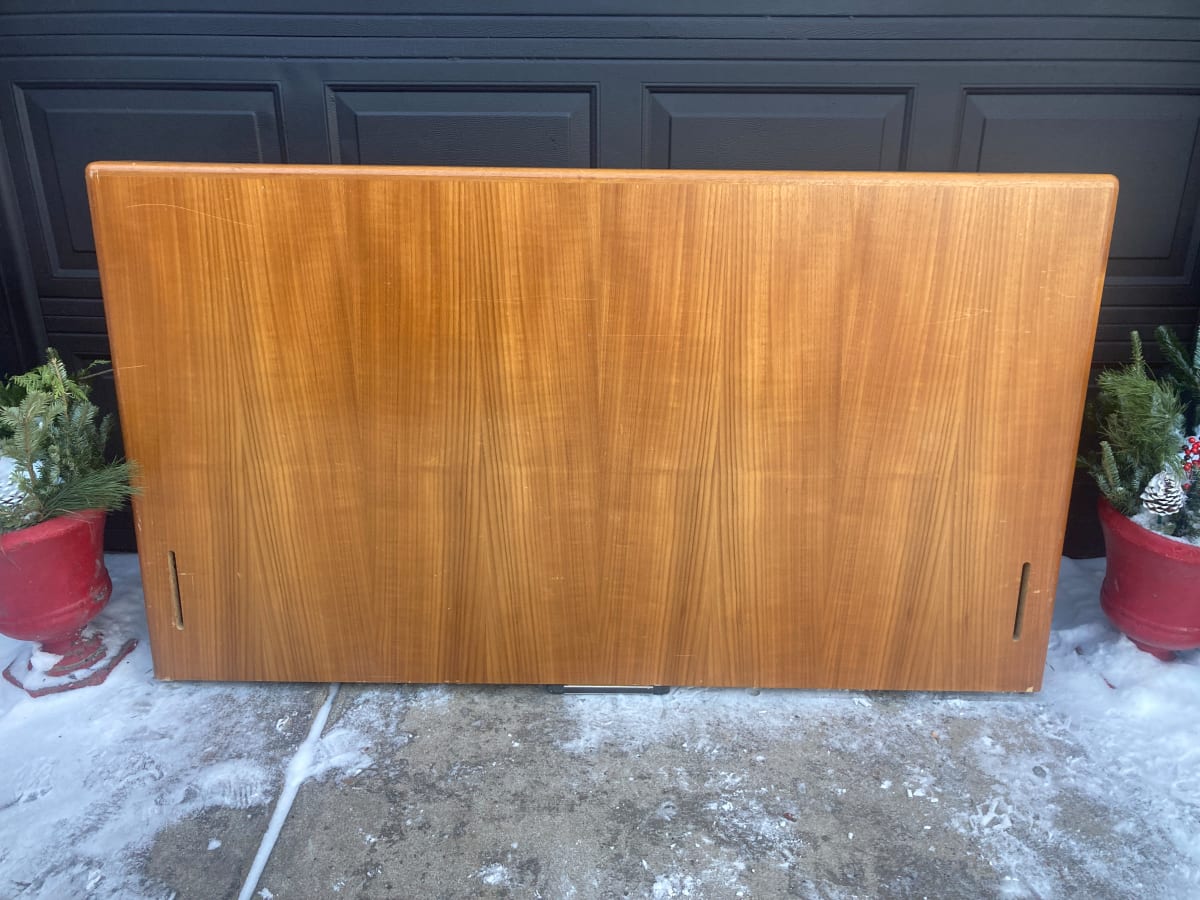 Danish teak headboard 