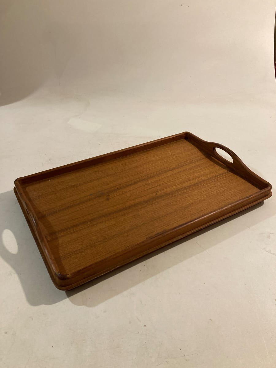 Teak serving tray 