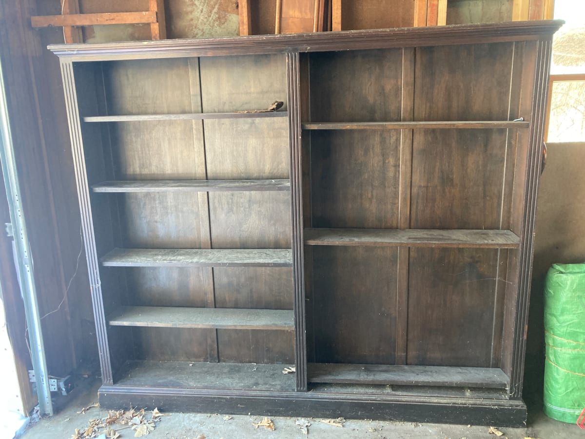 Victorian era bookcase 