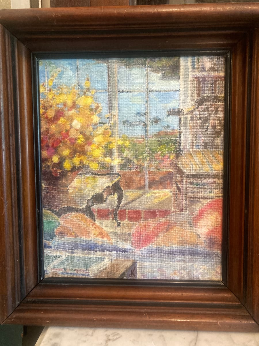 Framed original painting of East coast interior 