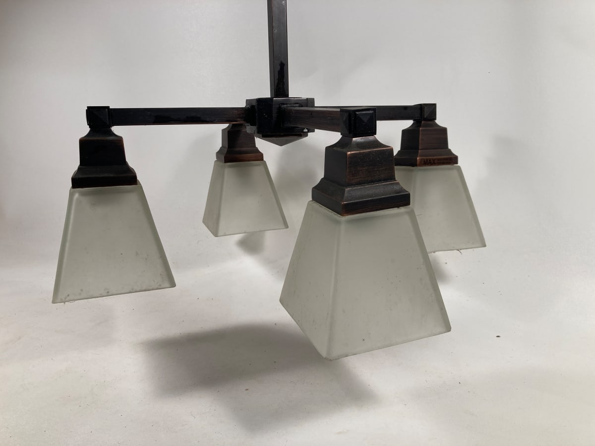 Mission style light fixture, Image 1.