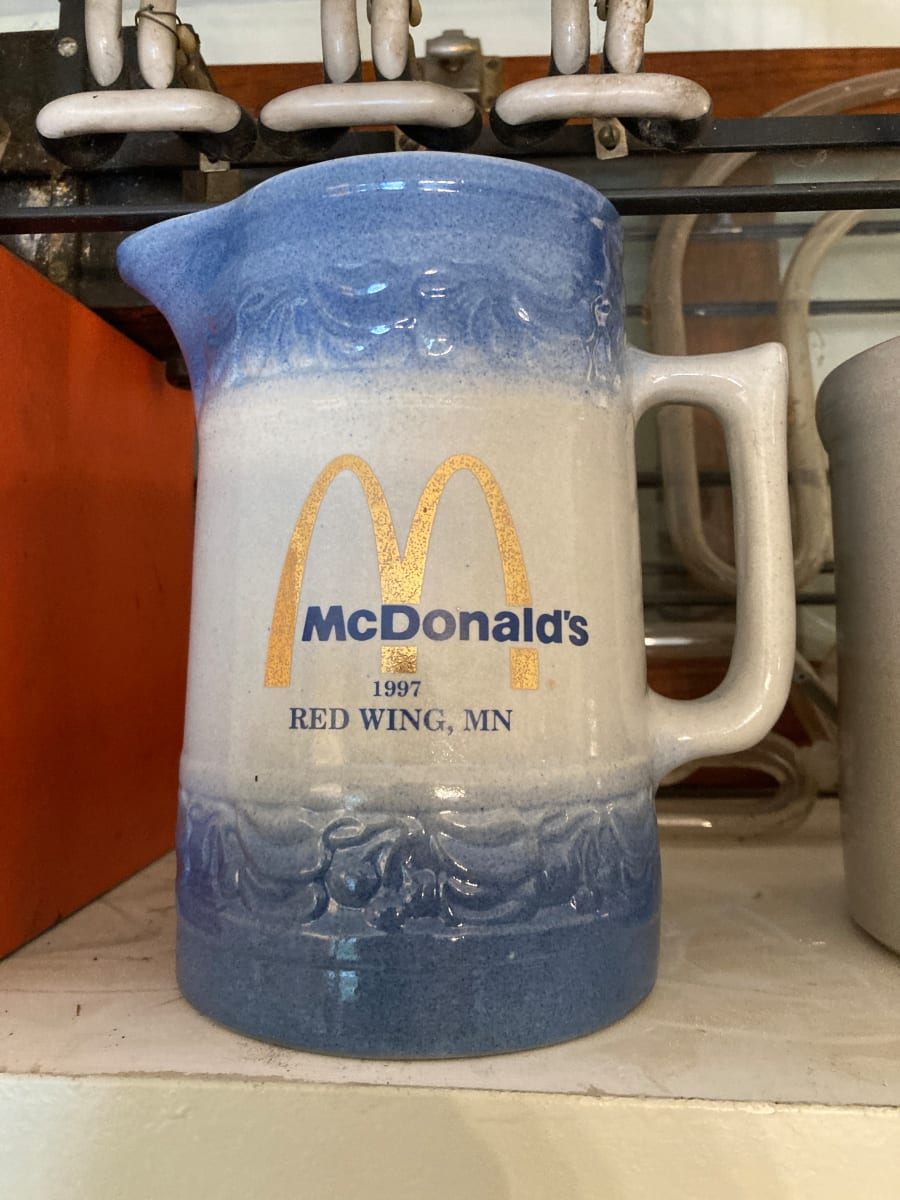 Collector Red Wing McDonalds pitcher 