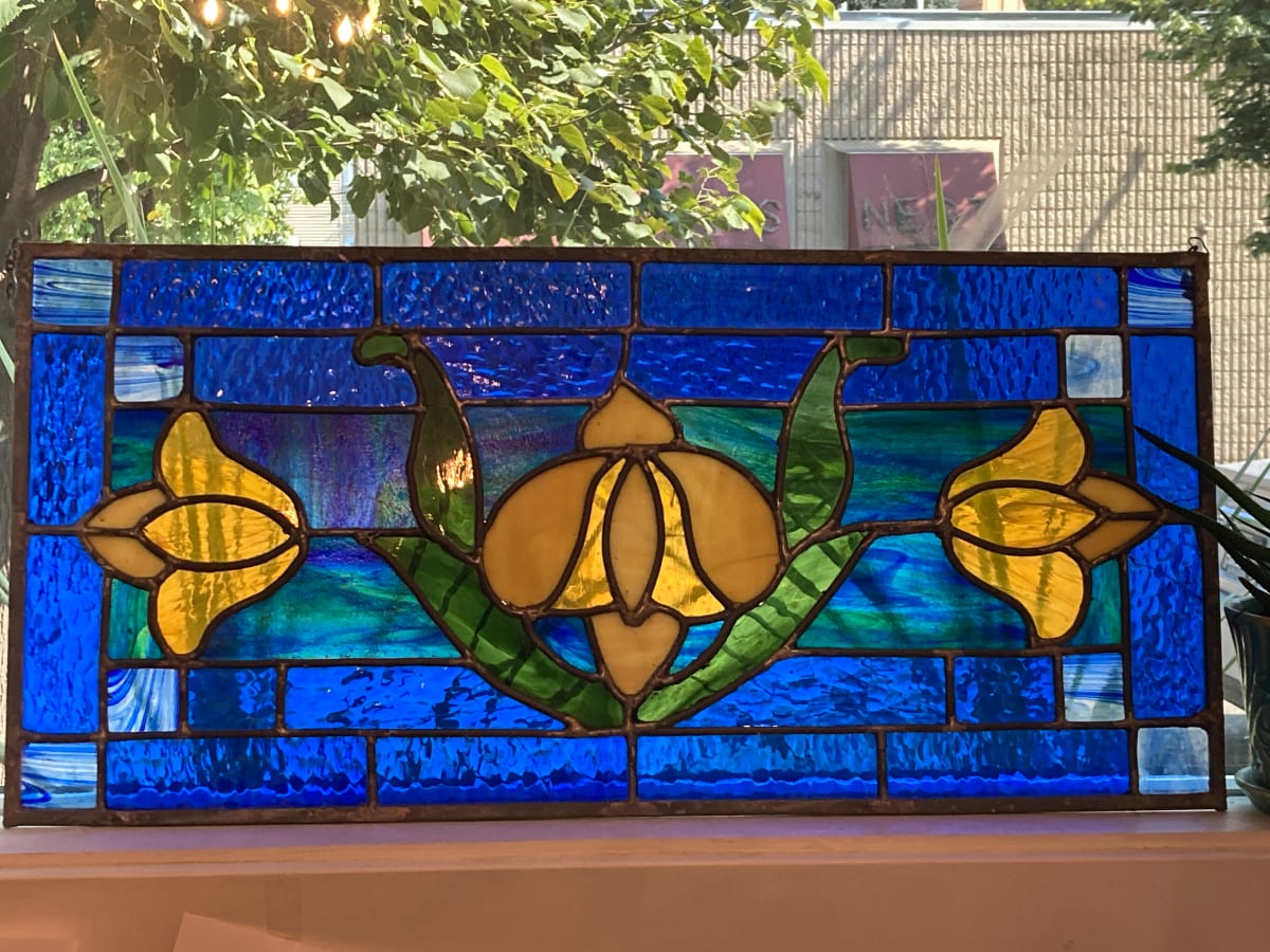 Beautiful stained glass window 