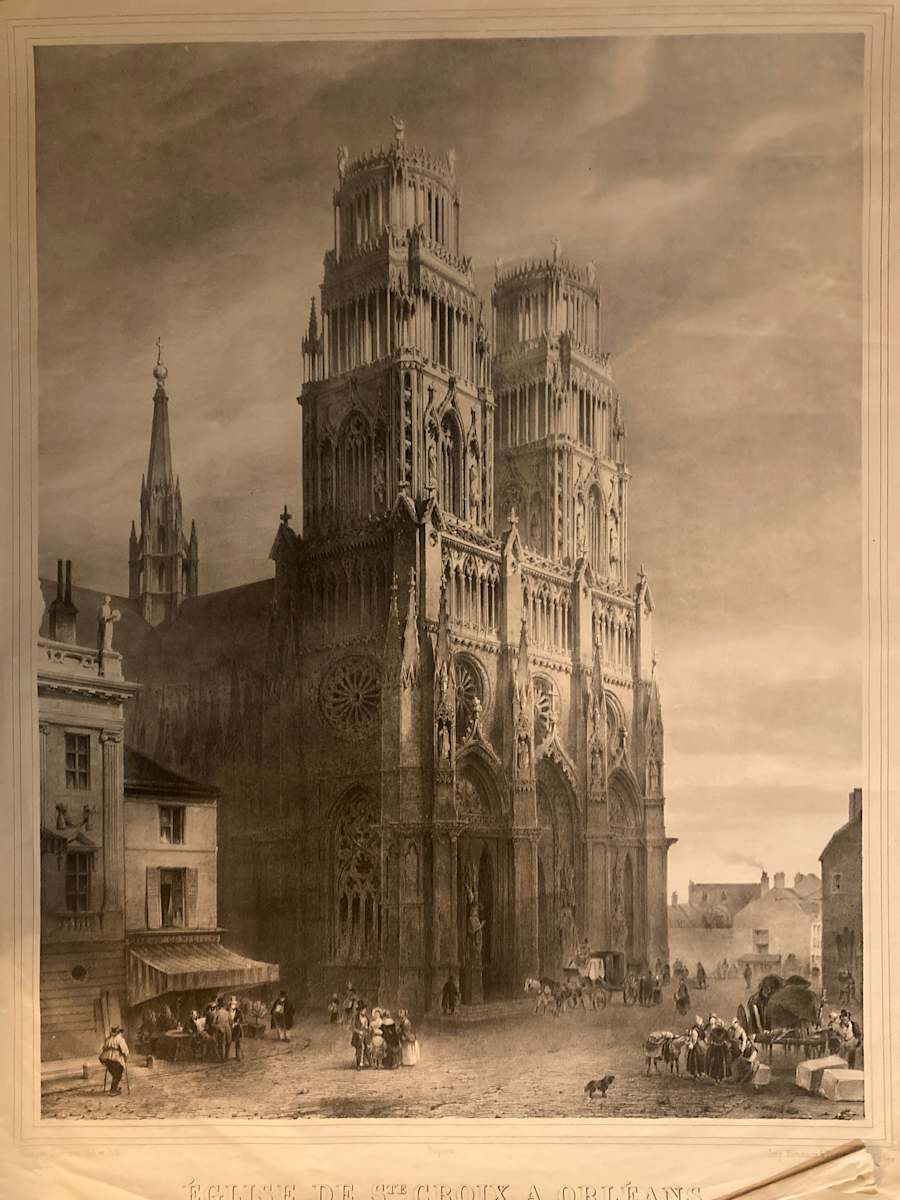 Large cathedral engraving, Image 1.