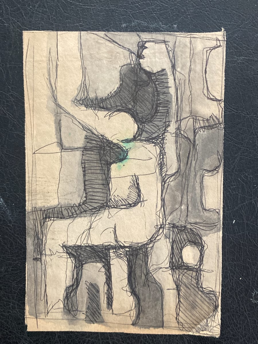 Abstract etching by James Quentin Young, Image 1.