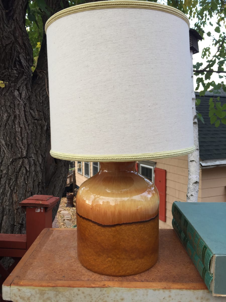 MCM pottery table lamp 