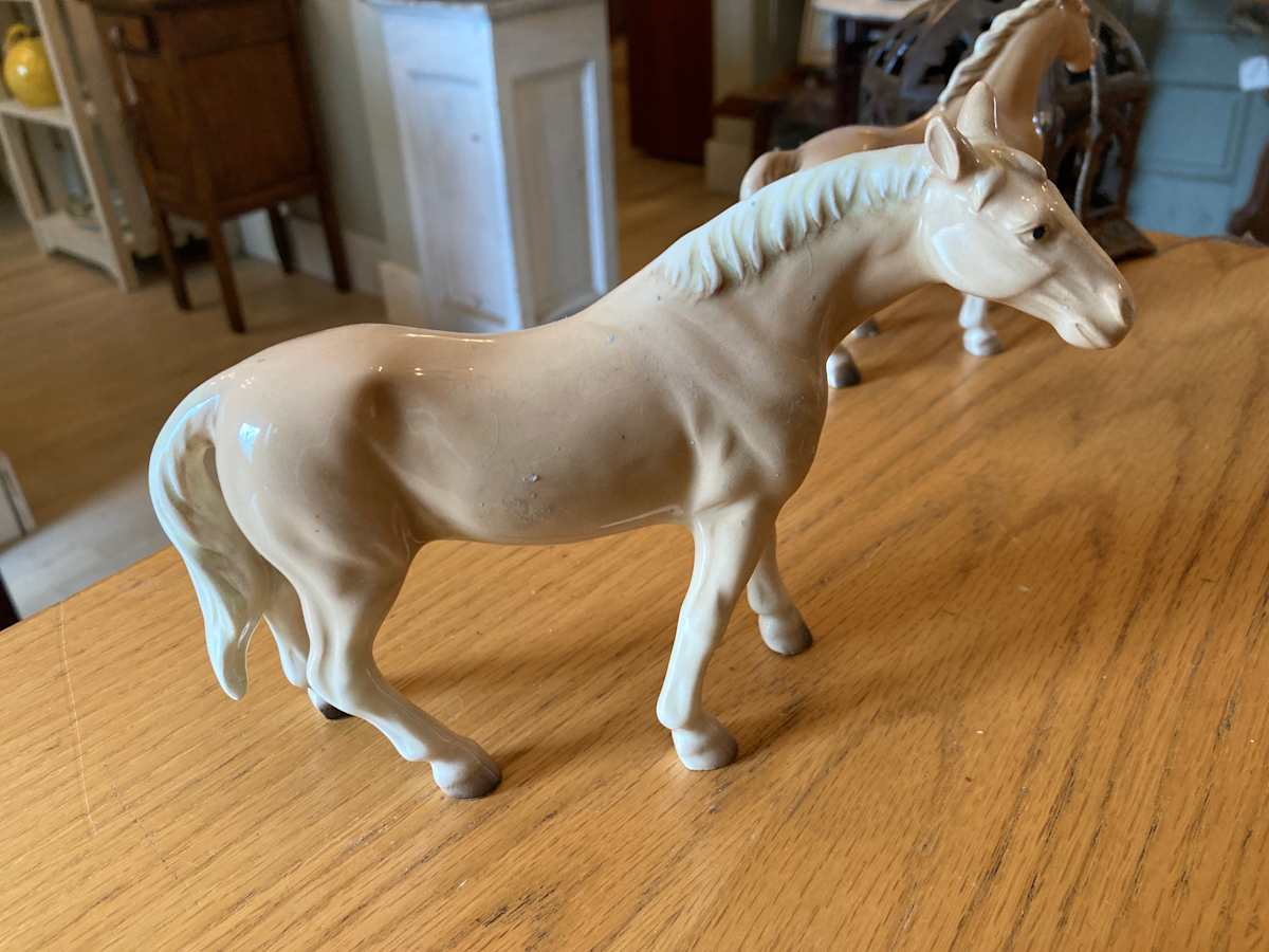 Japanese porcelain horse 