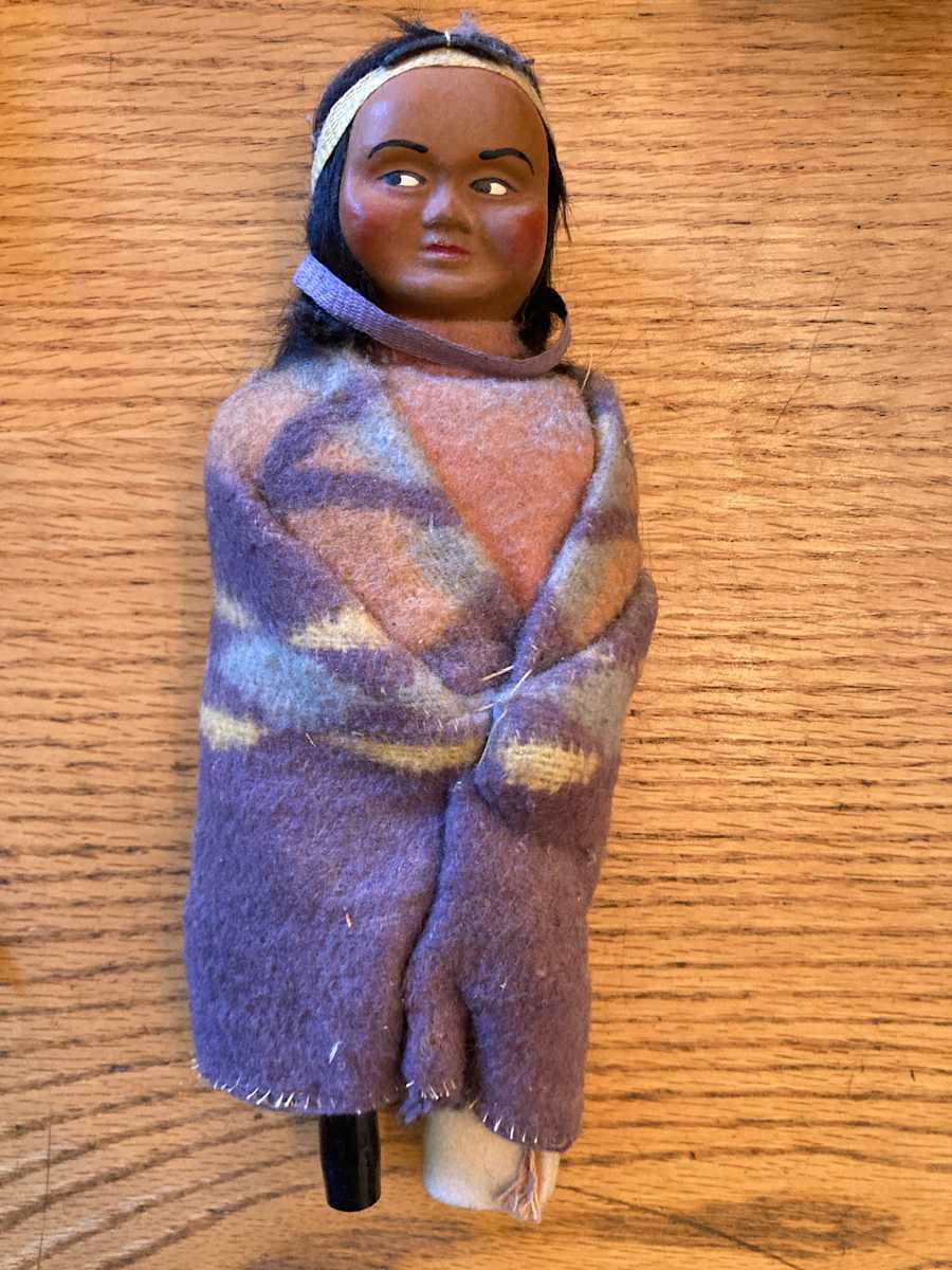 Skookum Indian toy doll plastic legs 