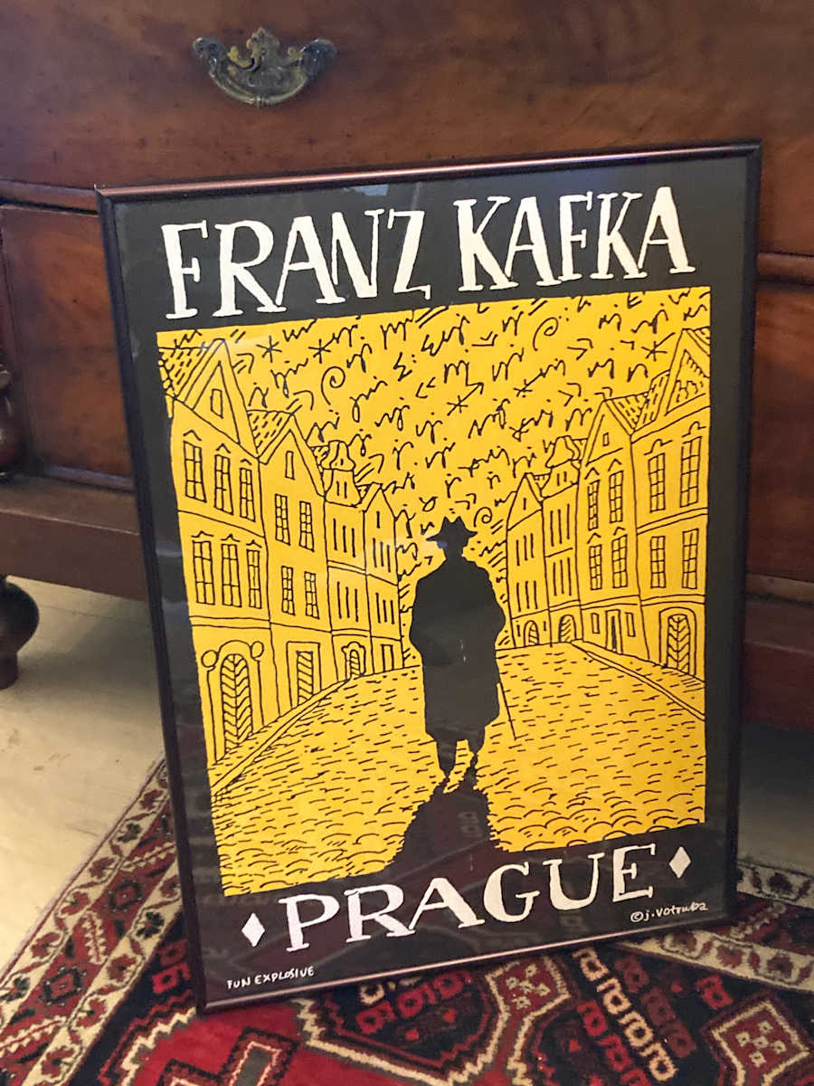 Franz Kafka Prague poster 