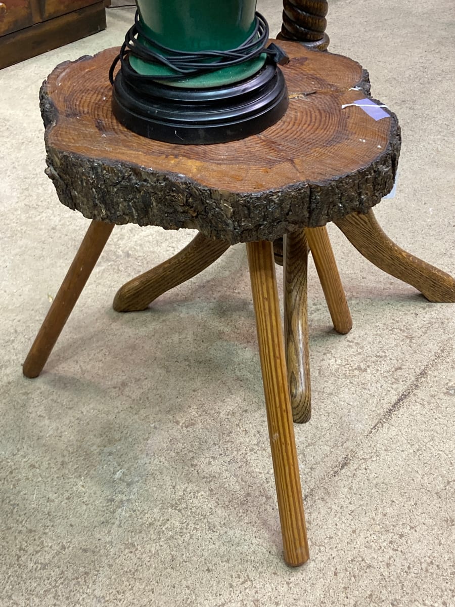 tree stump table 