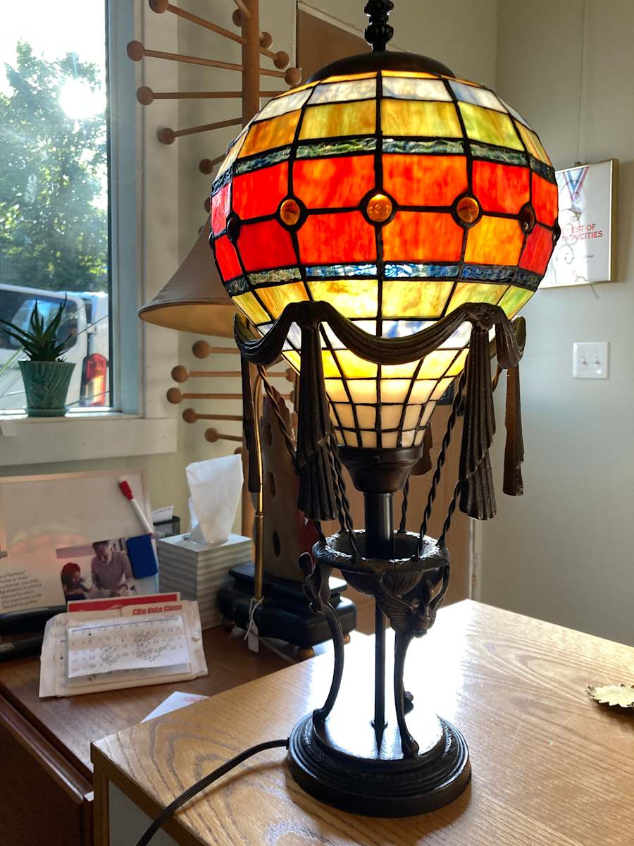 Hot air balloon lamp 