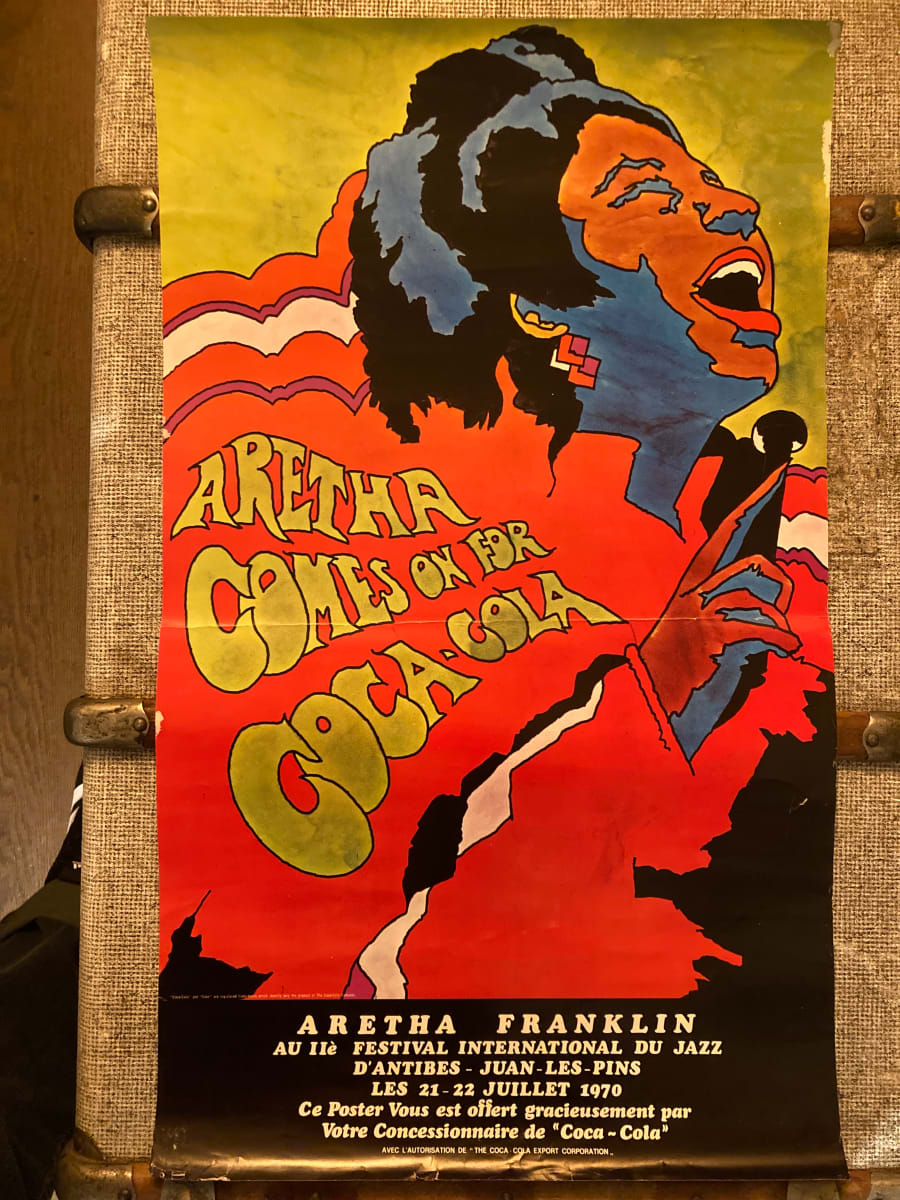 Vintage Aretha Franklin poster 