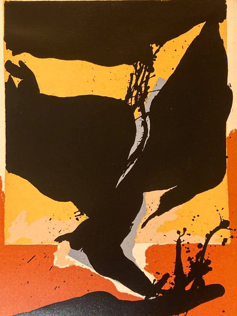 limited edition abstract serigraph print 