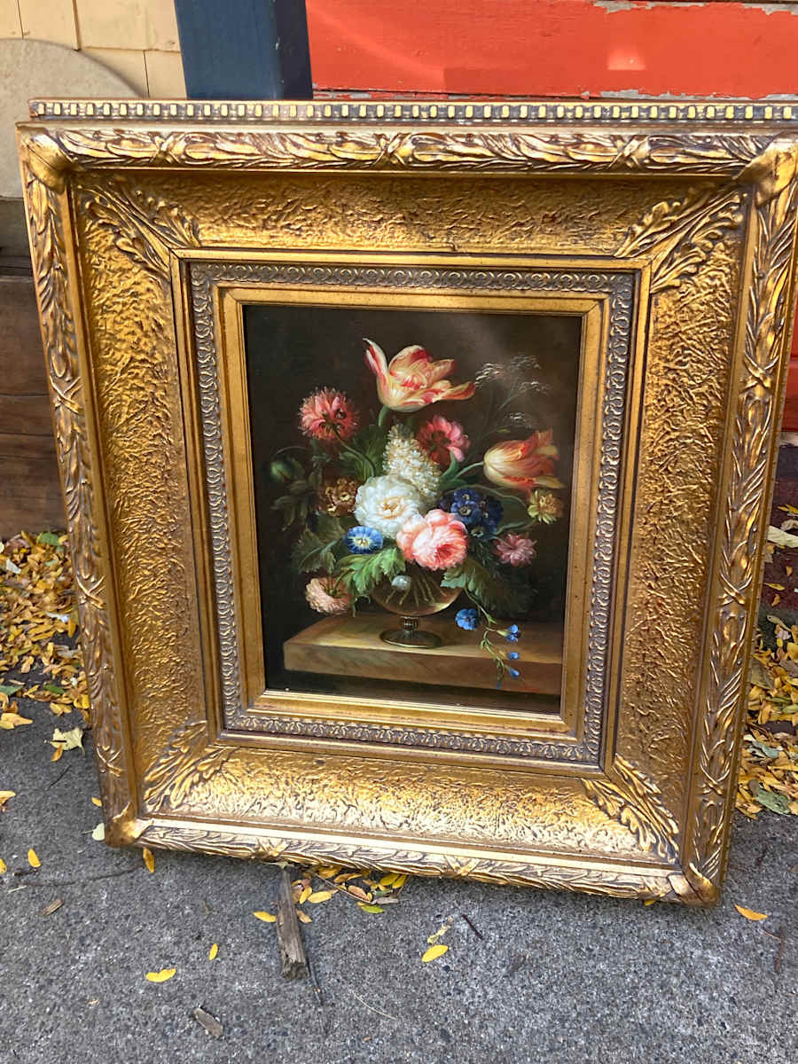 original floral painting 