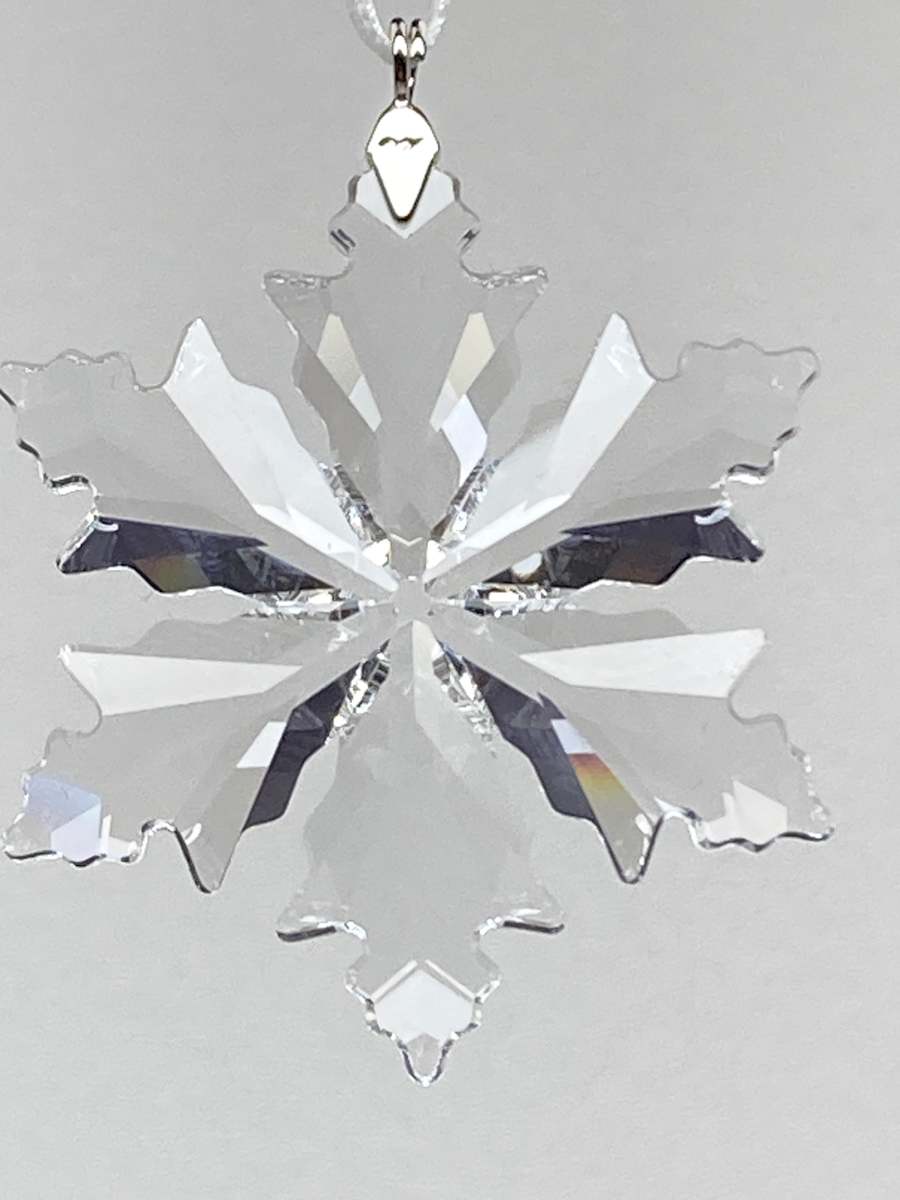 Swarovski snowflake crystal ornament 