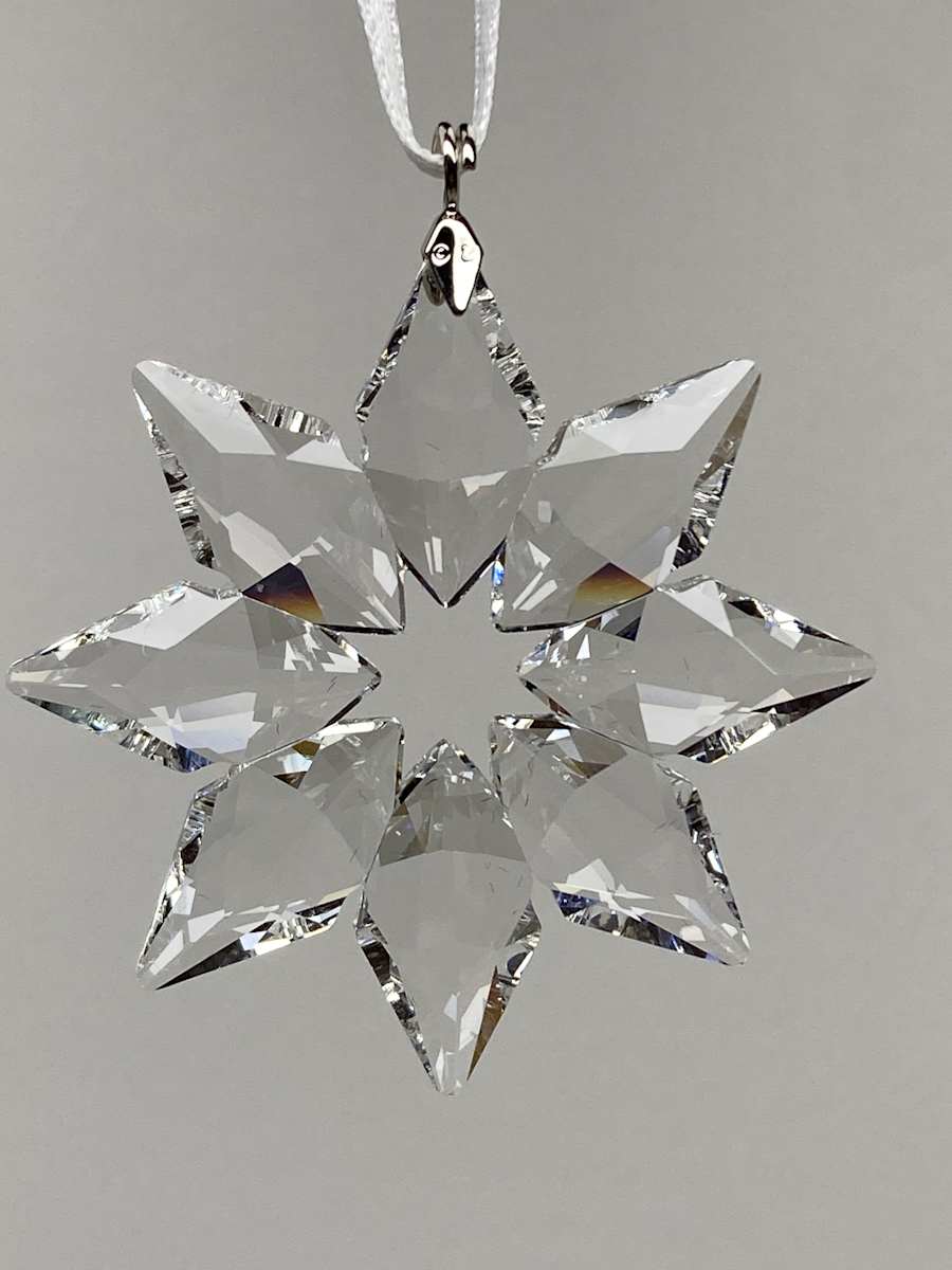 Swarovski snowflake crystal ornament 