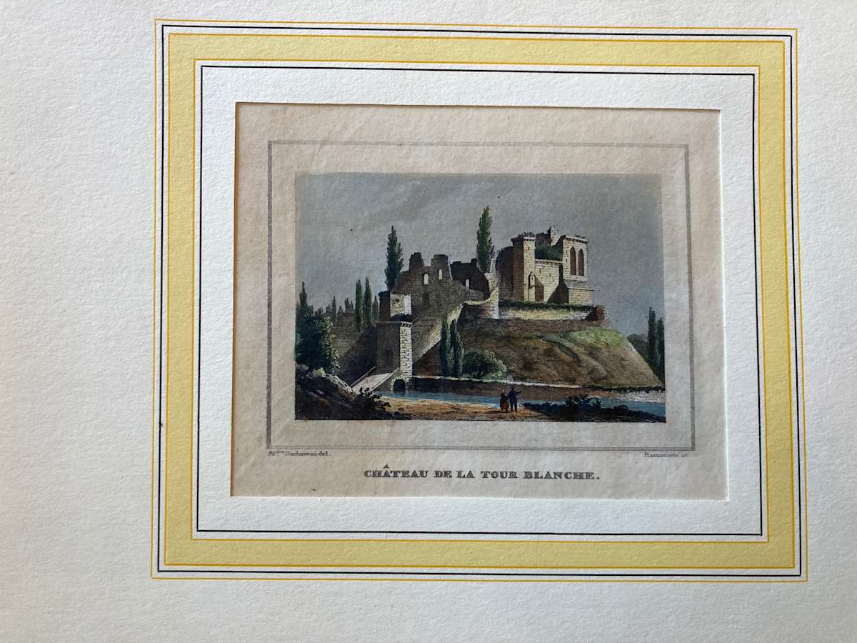 hand colored steel engraving 
