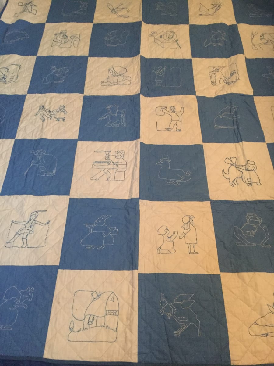 vintage kids quilt 