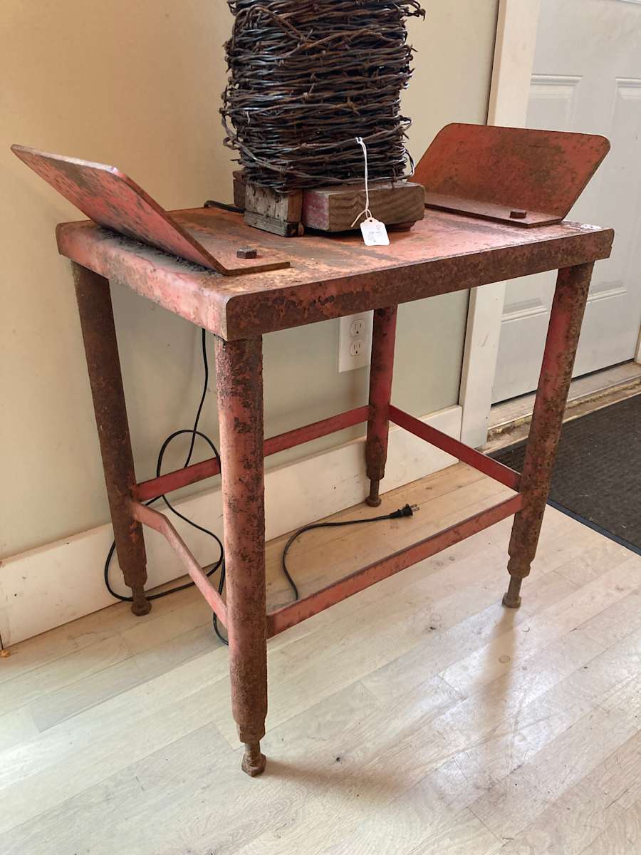 Iron Industrial table, Image 1.