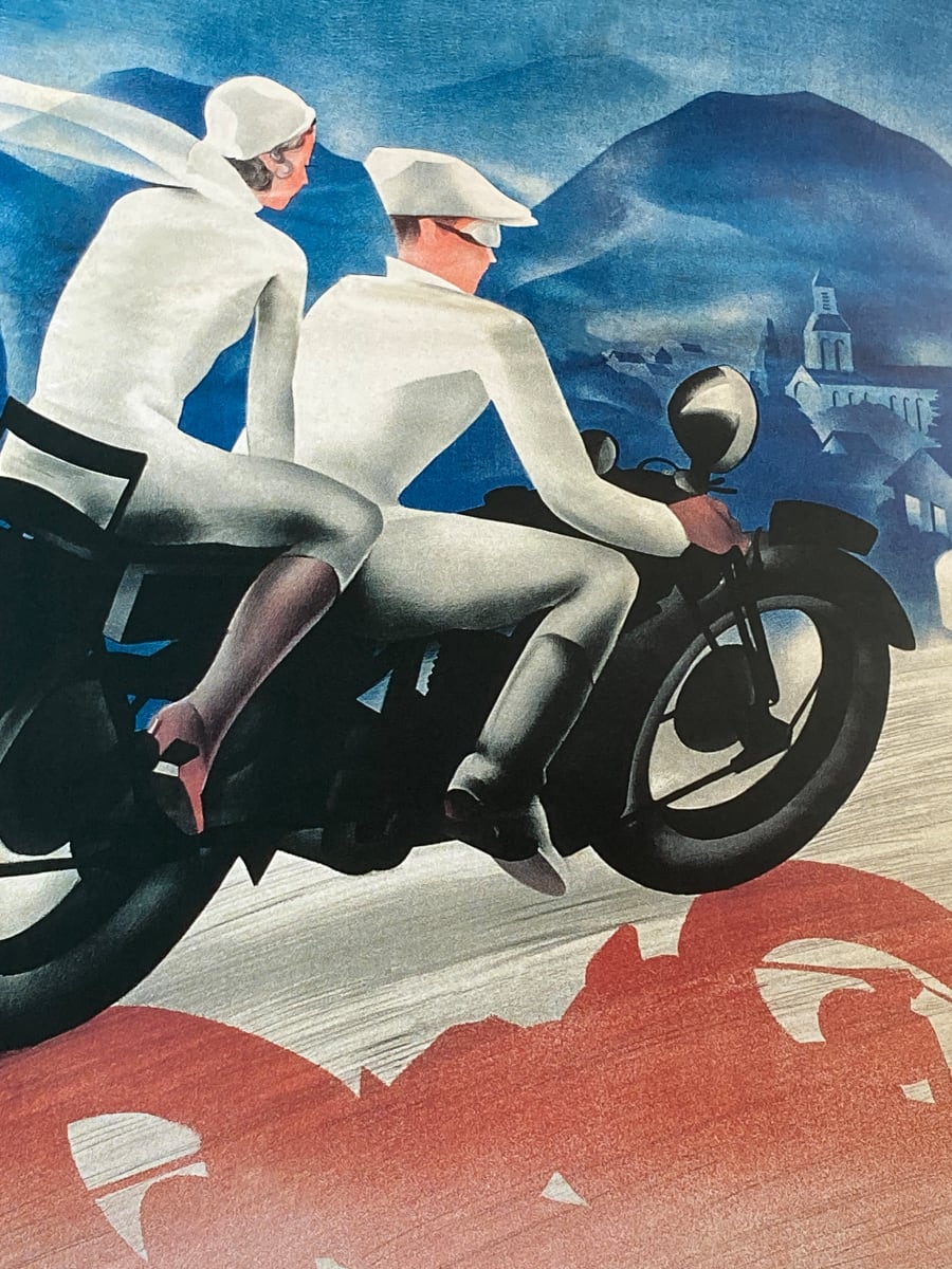 Peugeot motorcycle poster (1990's), Image 3.