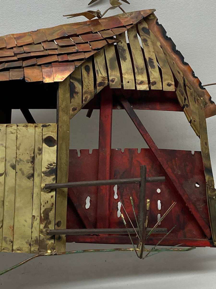 Curtis Jere covered bridge sculpture 