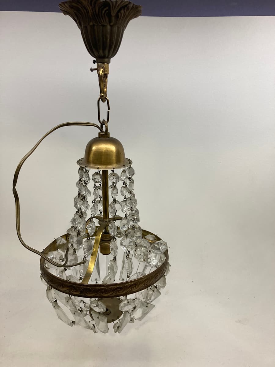 French crystal chandelier 