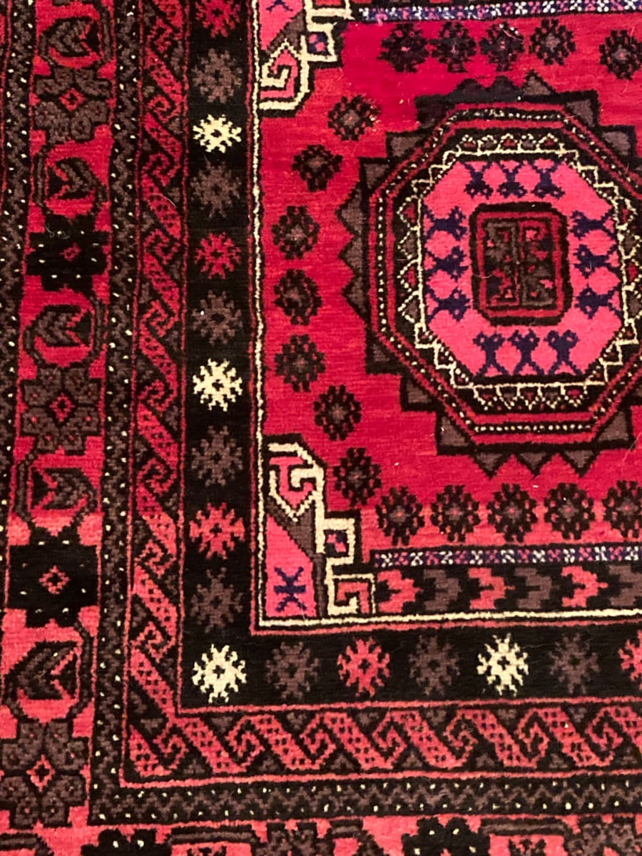 hand made Persian wool rug, Image 5.