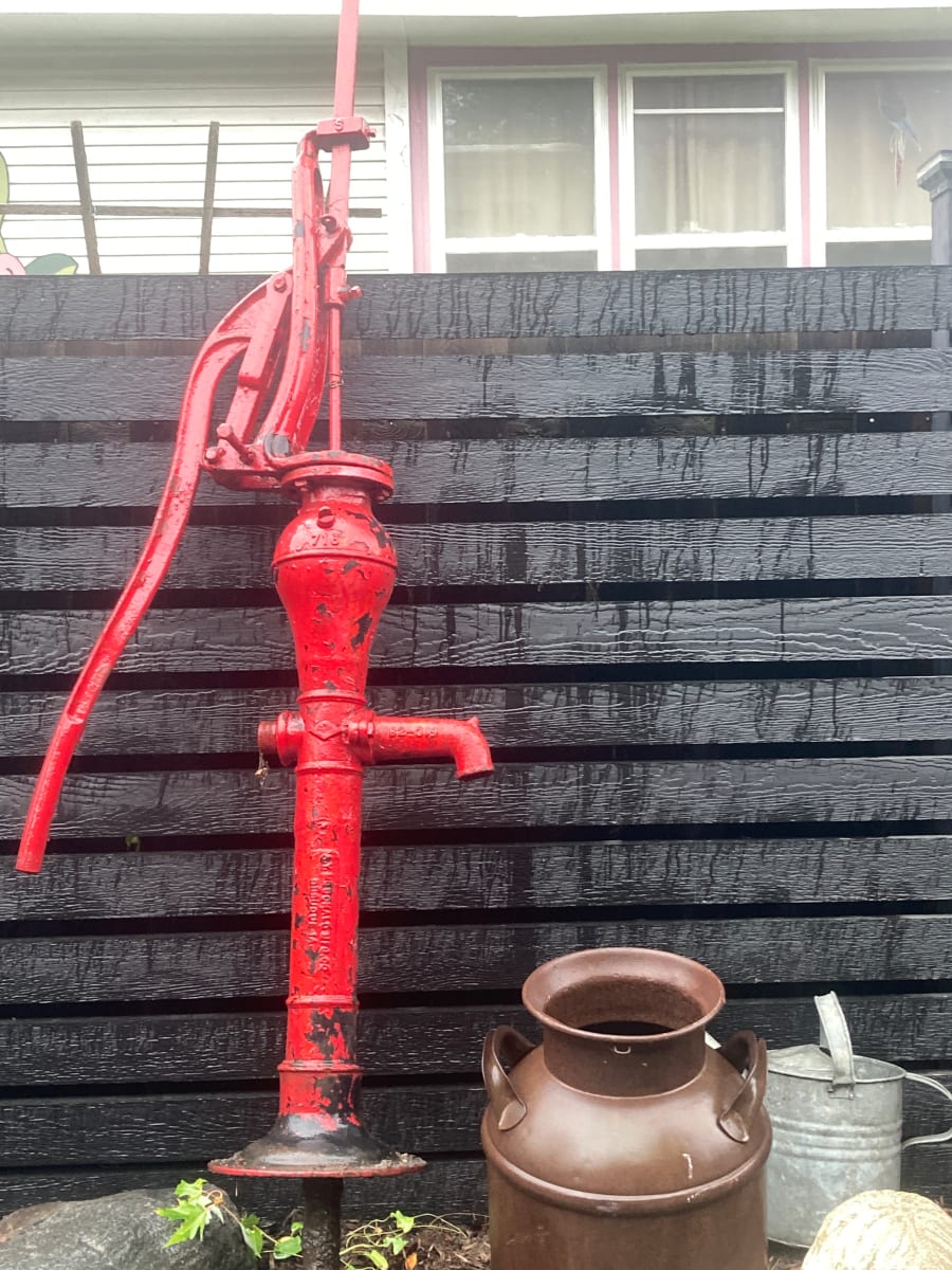 Vintage red pump, Image 2.