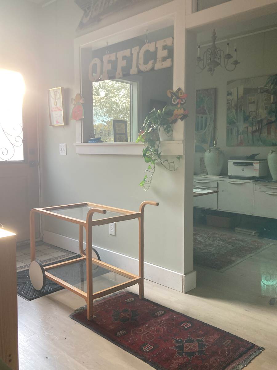 Vintage serving cart 