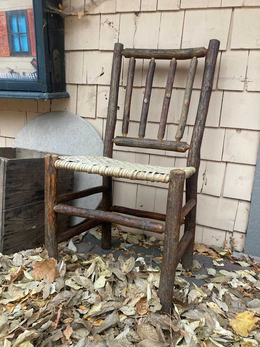 Old Hickory single side chair 